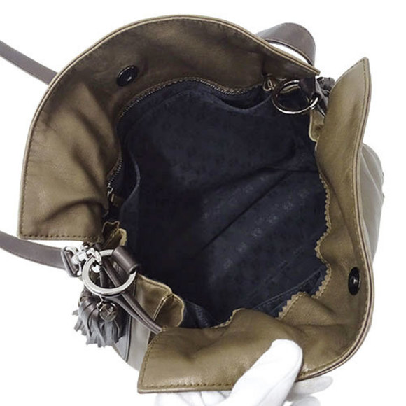 Loewe LOEWE Bag Ladies Shoulder Flamenco Leather Bronze Brown Tassel - Picture 5 of 9